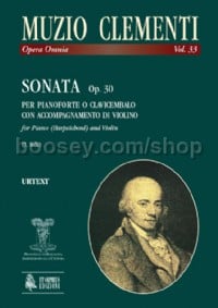 Sonata Op. 30 for Piano (Harpsichord) & Violin (score & parts)