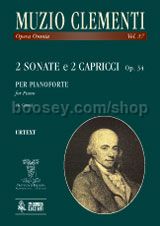 2 Sonatas & 2 Capricci Op. 34 for Piano