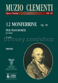 12 Monferrine Op. 49 for Piano