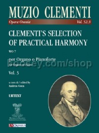 Clementi's Selection of Practical Harmony Volume 3 WO 7 Volume 3 (Performance Score)