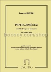 Pepita Jiménez (vocal score) (fr/it) 