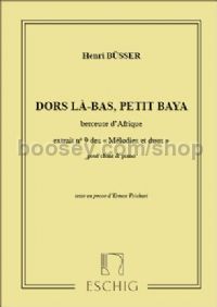 Dors La-Bas.. - voice & piano