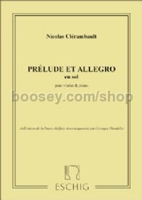 Prélude & Allegro in G major - violin & piano