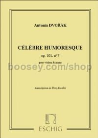Humoresque Op. 101, No. 7 - violin & piano