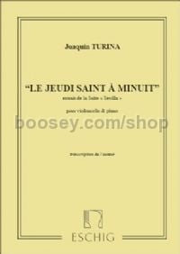Le Jeudi-Saint à minuit - cello & piano