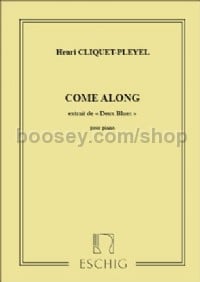 Come Along (2 Blues, No. 1) - piano