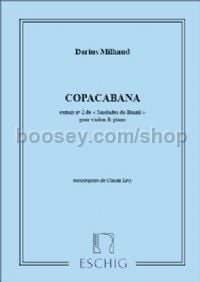 Saudades do Brazil, op. 67, No. 4: Copacabana - violin & piano