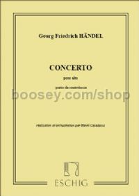Concerto in B minor for Viola & Chamber Orchestra - double bass