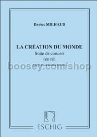 Suite concert (La Création du monde), op. 81b - piano quintet (score & parts)