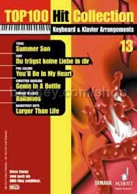 Top 100 Hit Collection 13 Band 13 - piano / keyboard (+ SMF(MIDI)-disk)