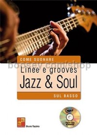 Linee e grooves jazz e soul sul basso (Book & CD)