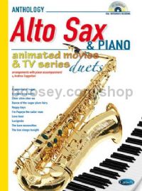 Animated Movies and TV Series Duets for Alto Sax & Piano (Anthology) (+ CD)