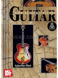 Walking Bass Lines For Guitar (Book & Online Audio)