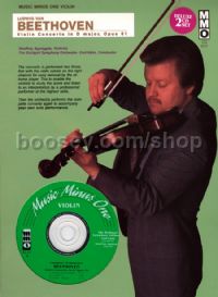MMOCD3117 Violin Concerto In D Major Op. (Music Minus One with CD Play-along)