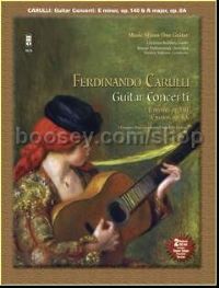 MMOCD3634 Carulli Two Guitar Concerti (e Minor Op. (Music Minus One with CD Play-along)