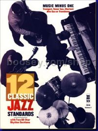 12 Classic Jazz Standards (Music Minus One with CD Play-along) CD 7010