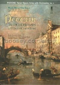 MMOCDg4092 Puccini Arias For Tenor And Orchestra V (Music Minus One with CD Play-along)