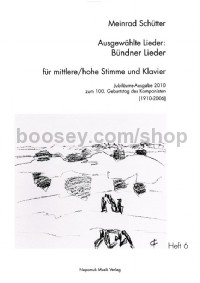Bündner Lieder - voice & piano