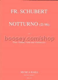 Nocturne D 96 - flute, guitar, viola, cello (score & parts)