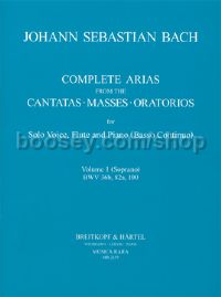 Complete Arias, Vol. 1 for soprano, flute & piano