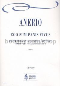 Ego sum Panis vivus. Motet for 8 Voices (SATB-SATB) & Continuo (score)