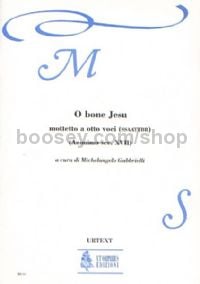 O bone Jesu. Motet for 8 Voices (SATB-SATB) (score)