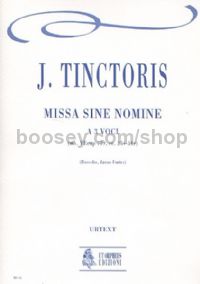 Missa sine nomine No. 2 for 3 Voices (score)