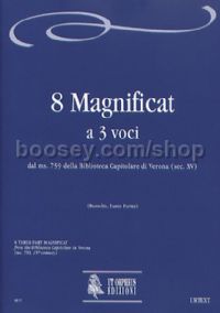 8 Magnificat for 3 voices (score)