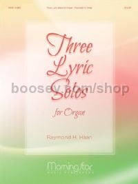 Three Lyric Solos for Organ