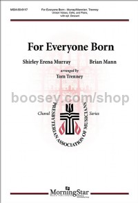 For Everyone Born (Unison Choral Score)