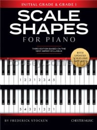 Scale Shapes For Piano – Initial and Grade 1 (2021 revised edition)