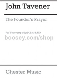 The Founder's Prayer (Choral Score)