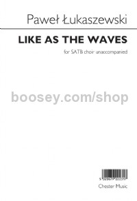 Like as the Waves (Vocal Score)