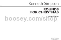 Rounds for Christmas (Vocal Score)