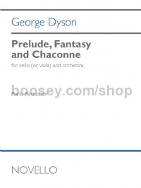 Prelude, Fantasy & Chaconne (Cello)