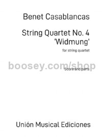 String Quartet No.4 Widmung (Score & Parts)
