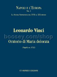 Oratorio di Maria dolorata for 5 Voices, Choir & Instruments (score)