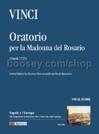 Oratorio per la Madonna del Rosario (vocal score)