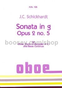 Sonata G Minor Op. 2 No 5 (oboe Or Vln)