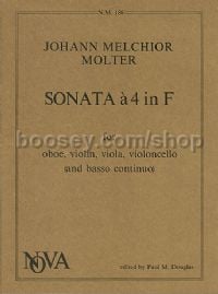Sonata A 4 In F Ob/vln/vla 1c