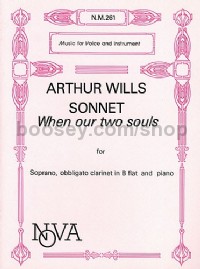 Sonnet 'When Our Two Souls' (voice/clarinet)