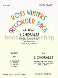 Six Chorales - Recorder Quartet