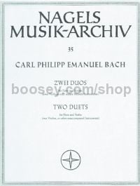 Two Duos from "Musikalisches Vielerley", Wq 140, 142