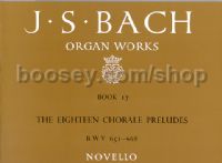 Organ Works, Book 17: The Eighteen Chorale Preludes