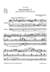 Rhapsody IV and Prelude De Profundis (Organ)