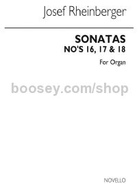 Sonatas for Organ Nos.16, 17 & 18