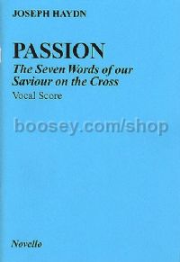 Passion: The Seven Words Of Our Saviour On The Cross (Vocal Score)