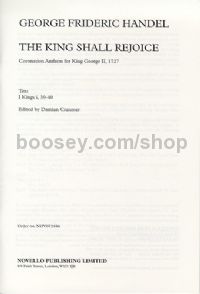 The King Shall Rejoice (SAATBB & Piano)