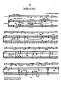Benedictus for Violin & Piano