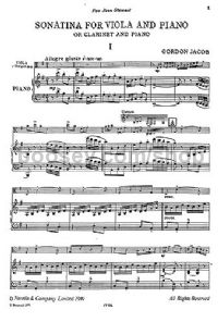 Sonatina (Viola & Piano)